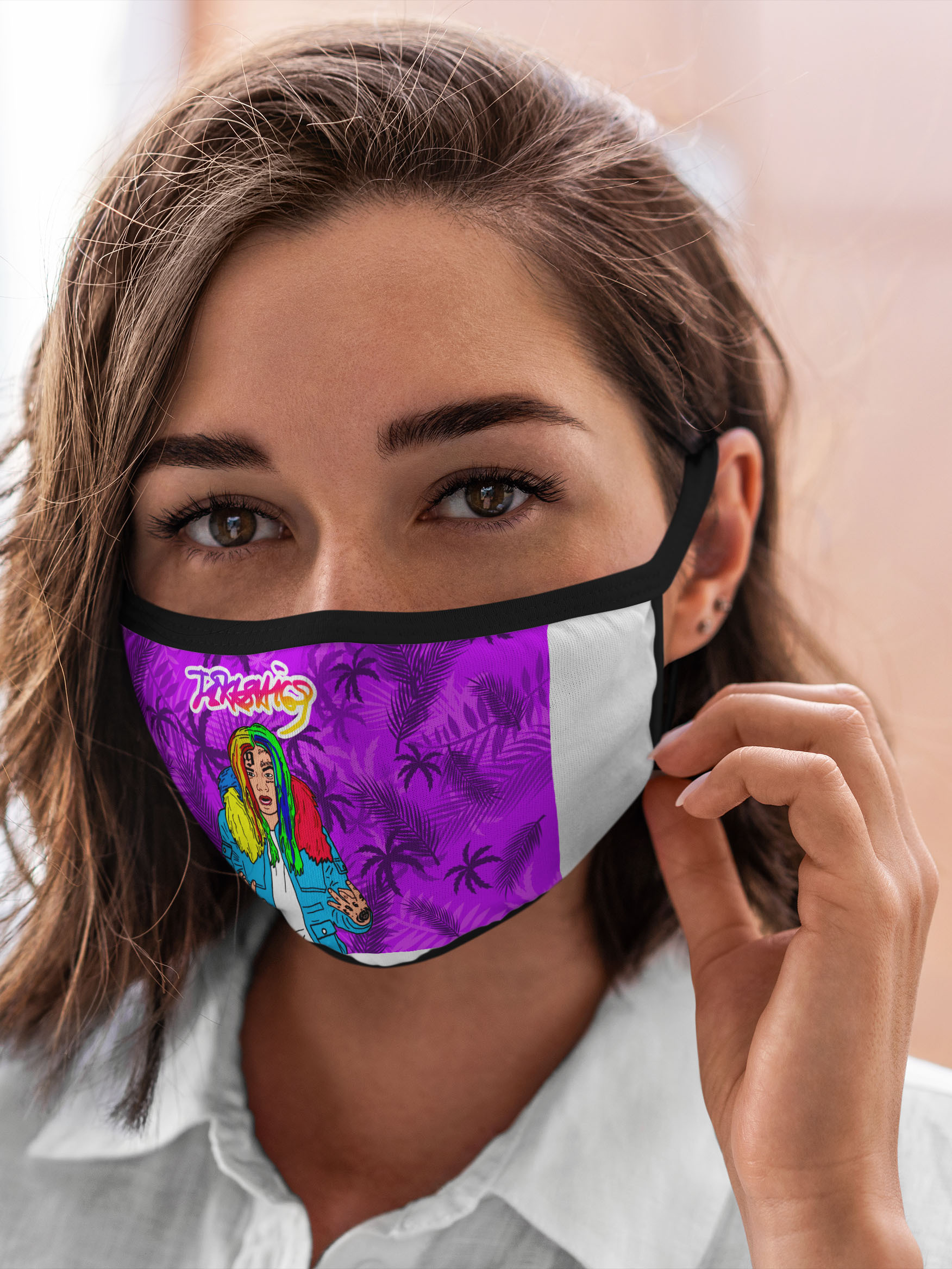 

Многоразовая маска унисекс Burnettie 6Ix9Ine Такеши, 6Ix9Ine Такеши