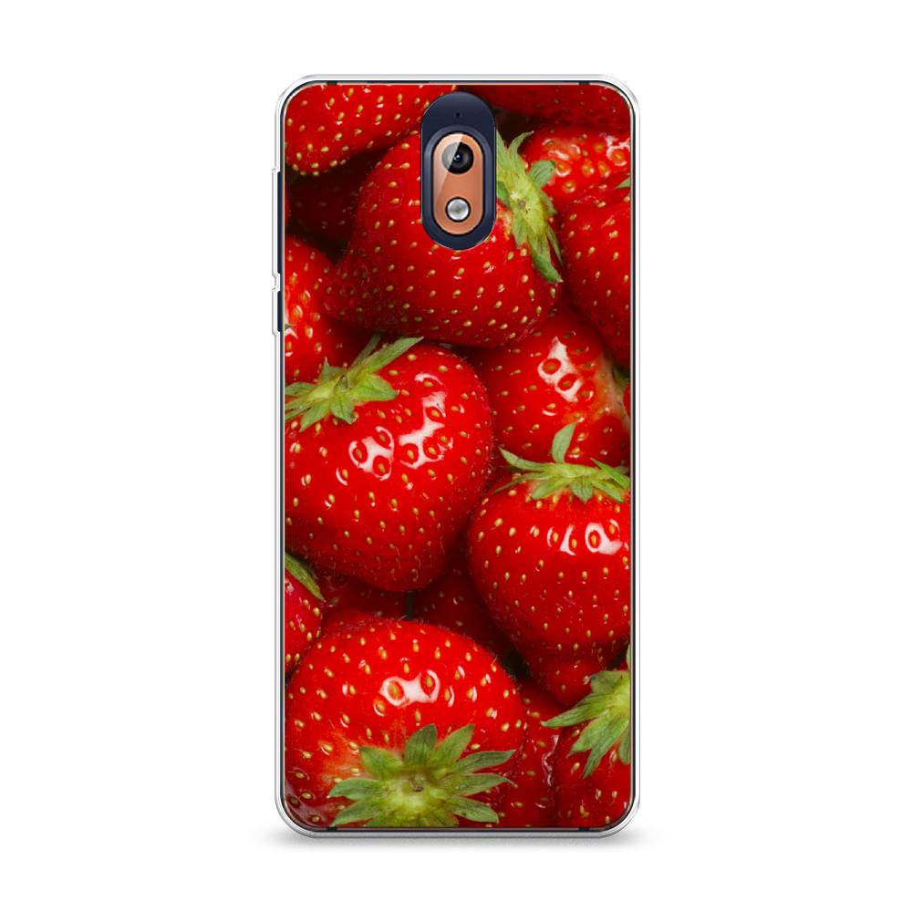 

Чехол Awog на Nokia 3.1 / Нокиа 3.1 "Клубника", 121650-10
