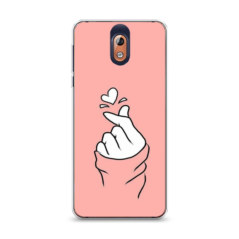 

Чехол Awog на Nokia 3.1 / Нокиа 3.1 "Любовь-щелк", Оранжевый, 121650-7