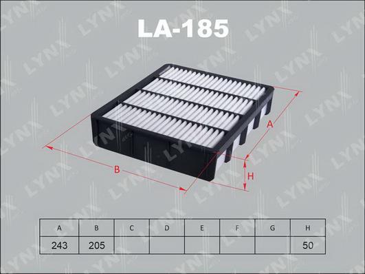 

Фильтр воздушный двигателя LYNXauto la185