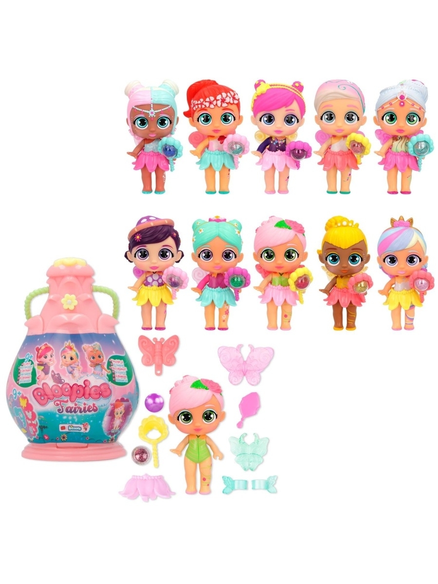 фото Кукла imc toys bloopies fairies феечки, персиковый домик 81802/персиковый