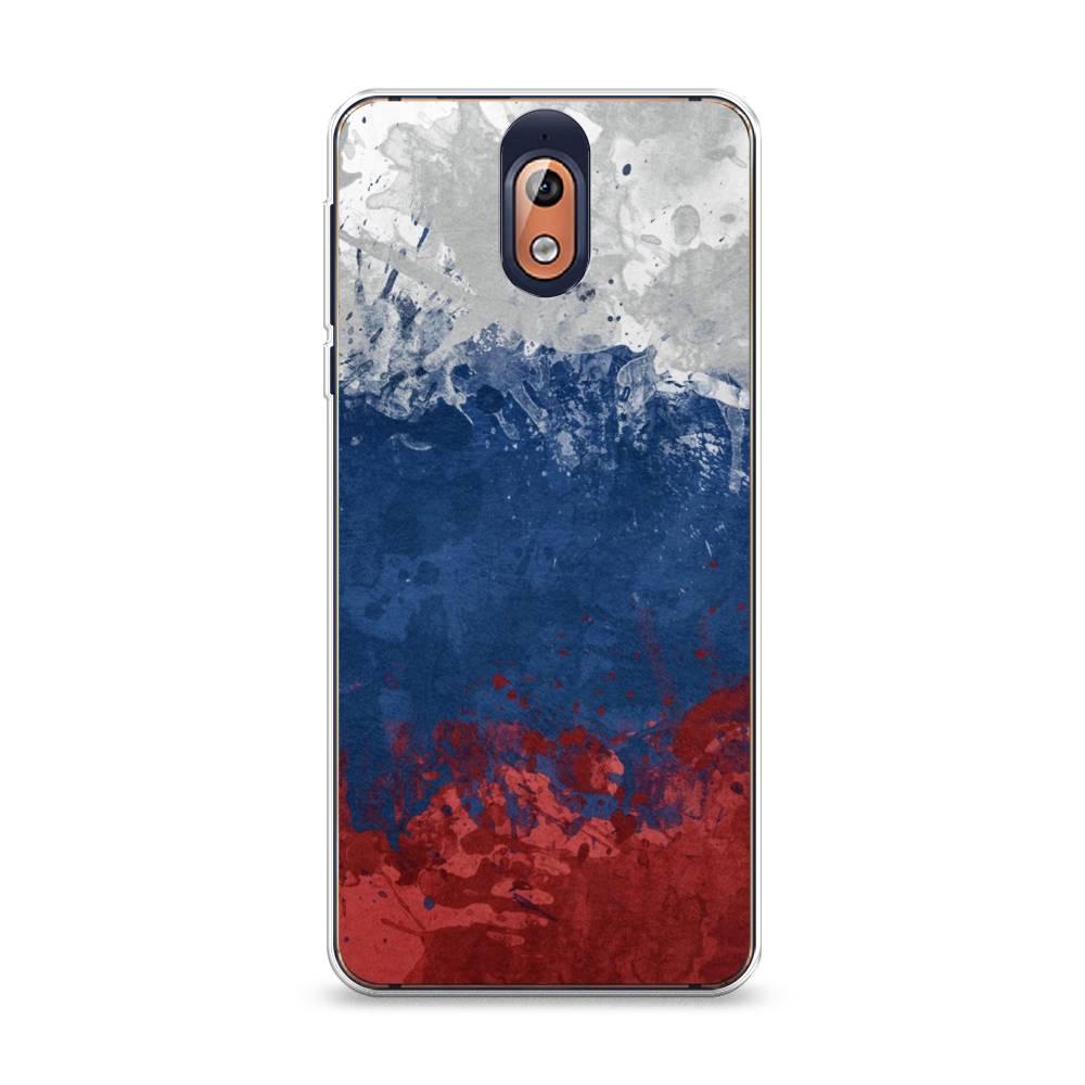 

Чехол Awog на Nokia 3.1 / Нокиа 3.1 "Флаг России неровный", Белый;синий;красный, 121650-5