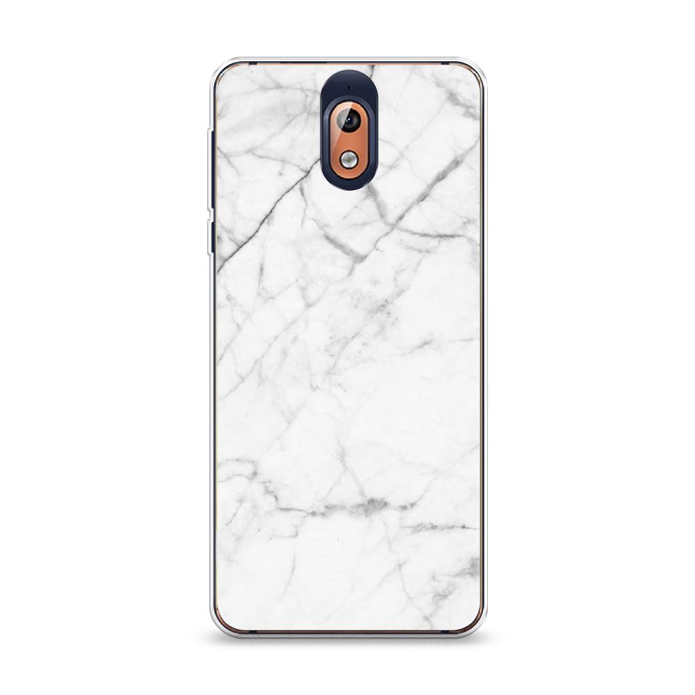 

Чехол Awog на Nokia 3.1 / Нокиа 3.1 "Светлый мрамор", Серый, 121650-3