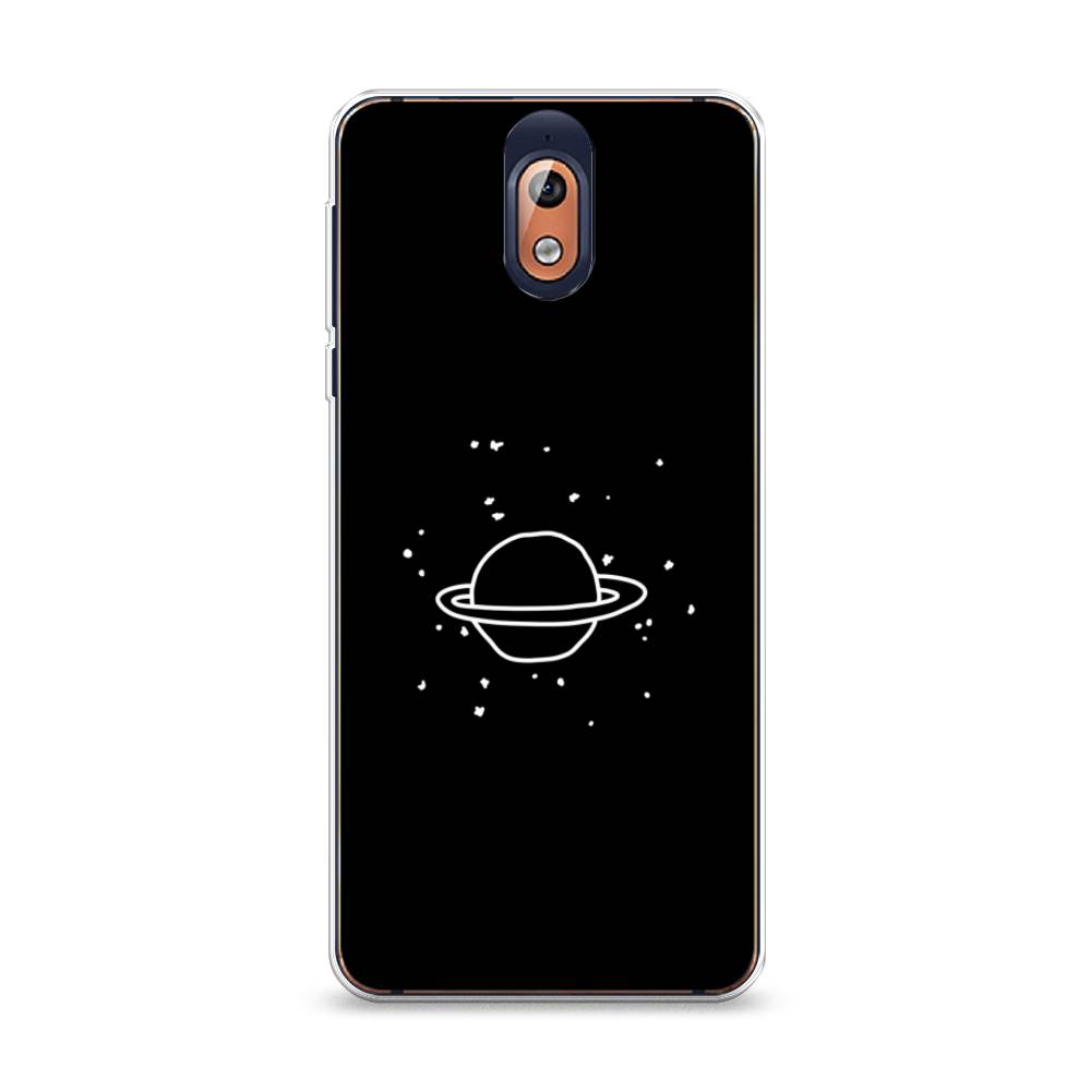 

Чехол Awog на Nokia 3.1 / Нокиа 3.1 "Дудл Юпитера", Белый;черный, 121650-4