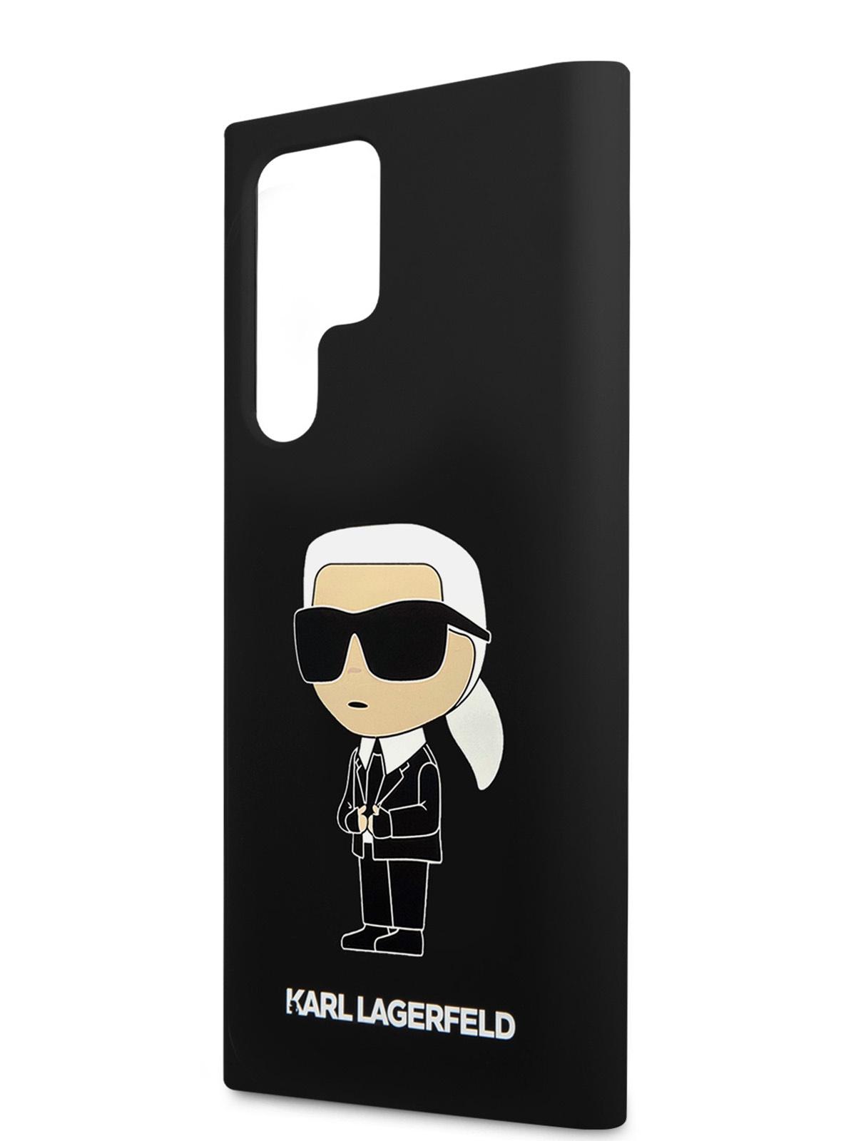 Чехол Karl Lagerfeld для Galaxy S23 Ultra NFT Karl Ikonik Hard Black