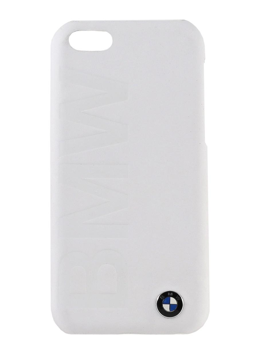 Чехол BMW для iPhone 5C Logo Signature Hard White