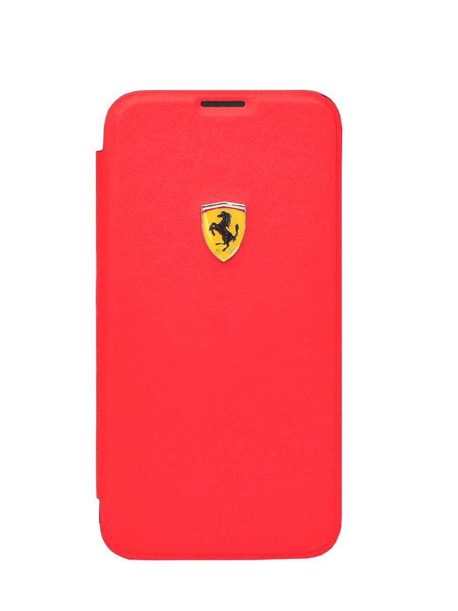 Чехол Ferrari для Galaxy S5 Scuderia Booktype Rub Red