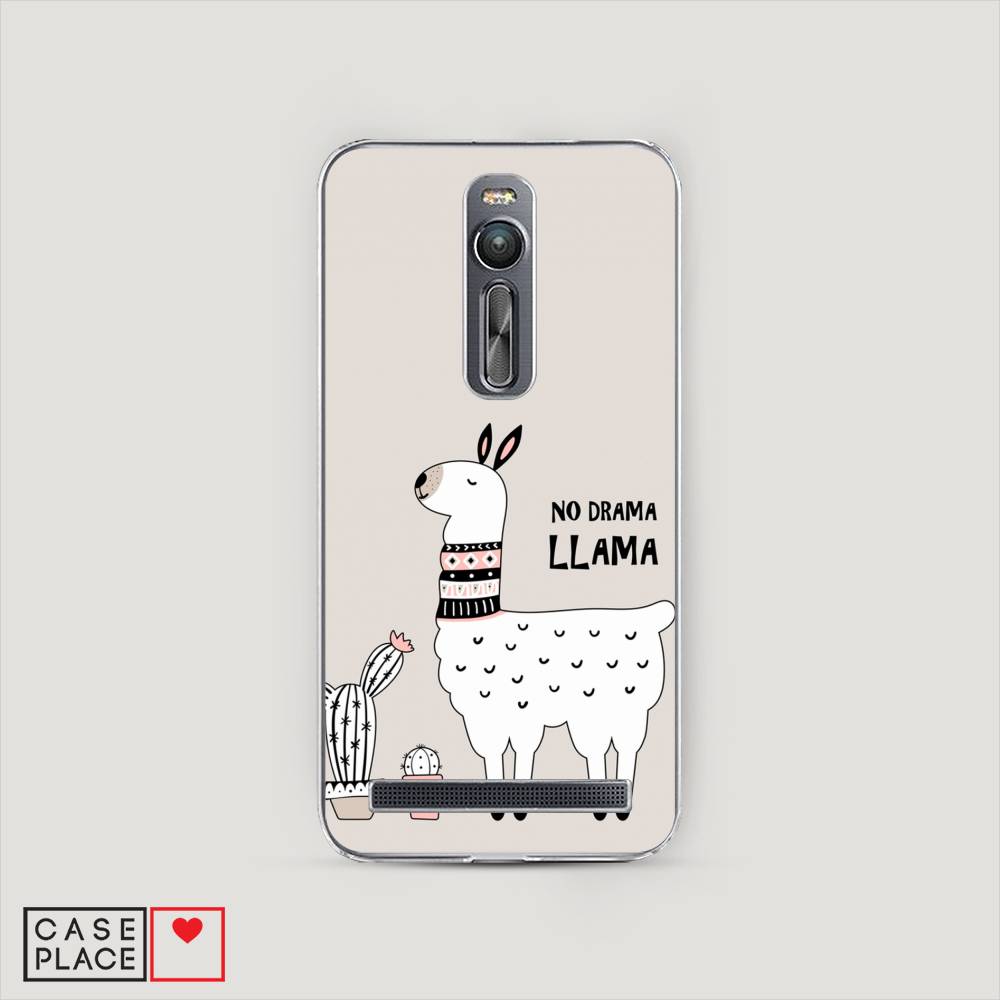 фото Чехол awog "no drama llama" для asus zenfone 2 ze550ml/ze551ml