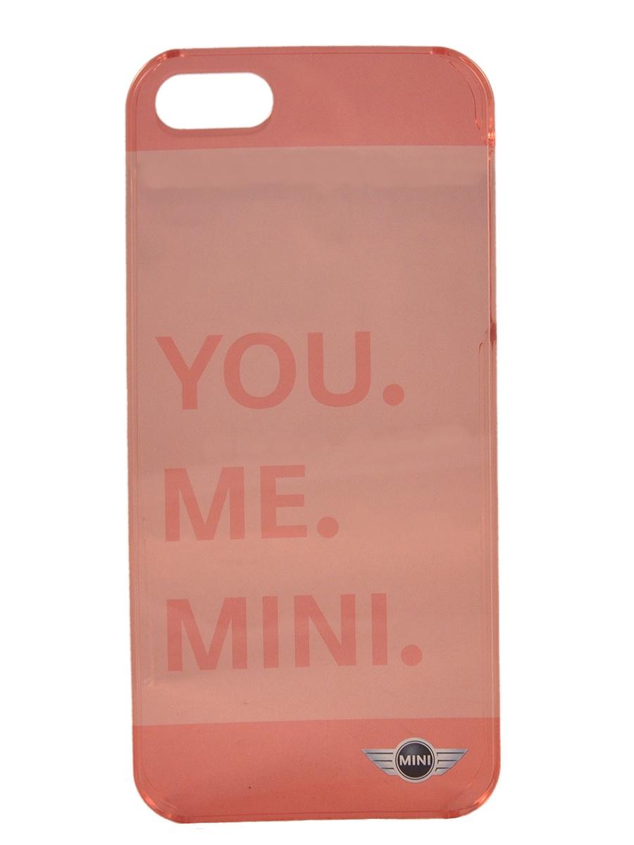 Чехол MINI для iPhone 5S/SE Hard Transparent Orange