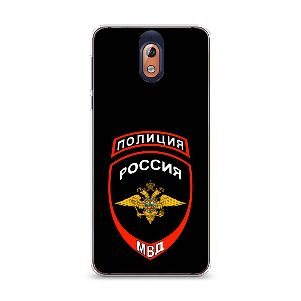 

Чехол Awog на Nokia 3.1 / Нокиа 3.1 "Полиция шеврон", Черный;красный;белый, 121650-5