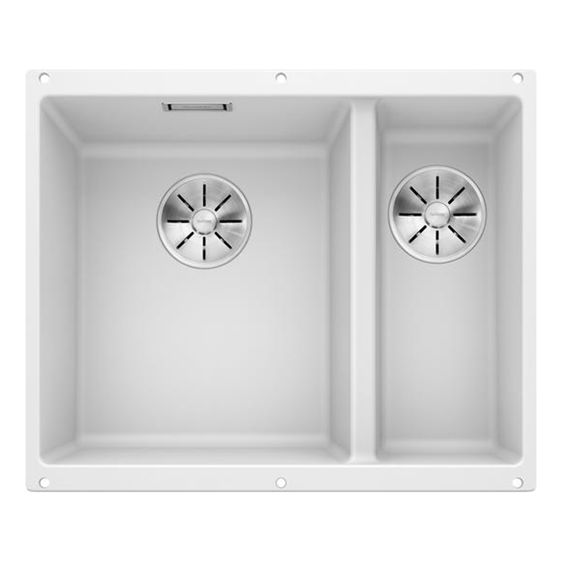 

Кухонная мойка Blanco Subline 340/160-U левая белая, Белый