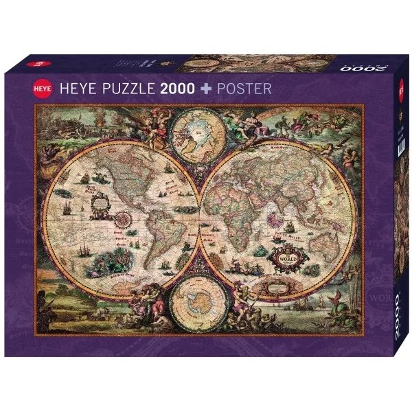 

Пазл Heye Puzzle Историческая карта 2000 элементов 29666