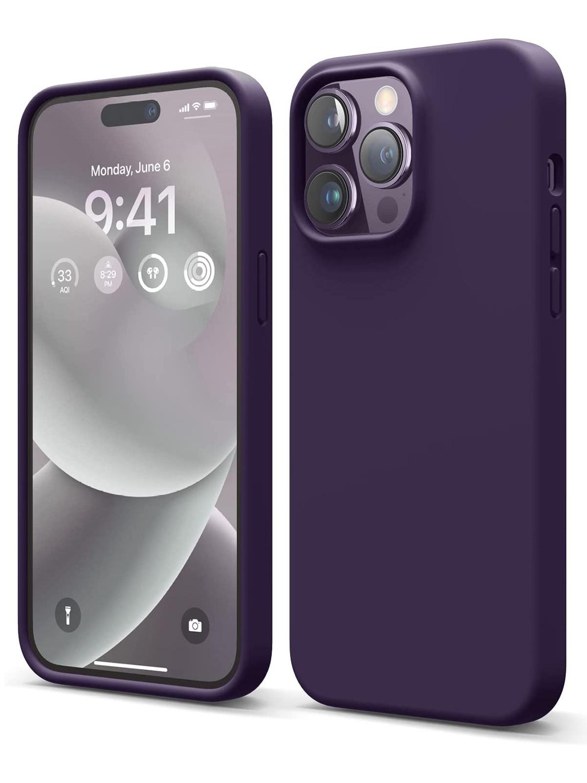 Чехол Elago для iPhone 14 Pro Soft Dark Purple