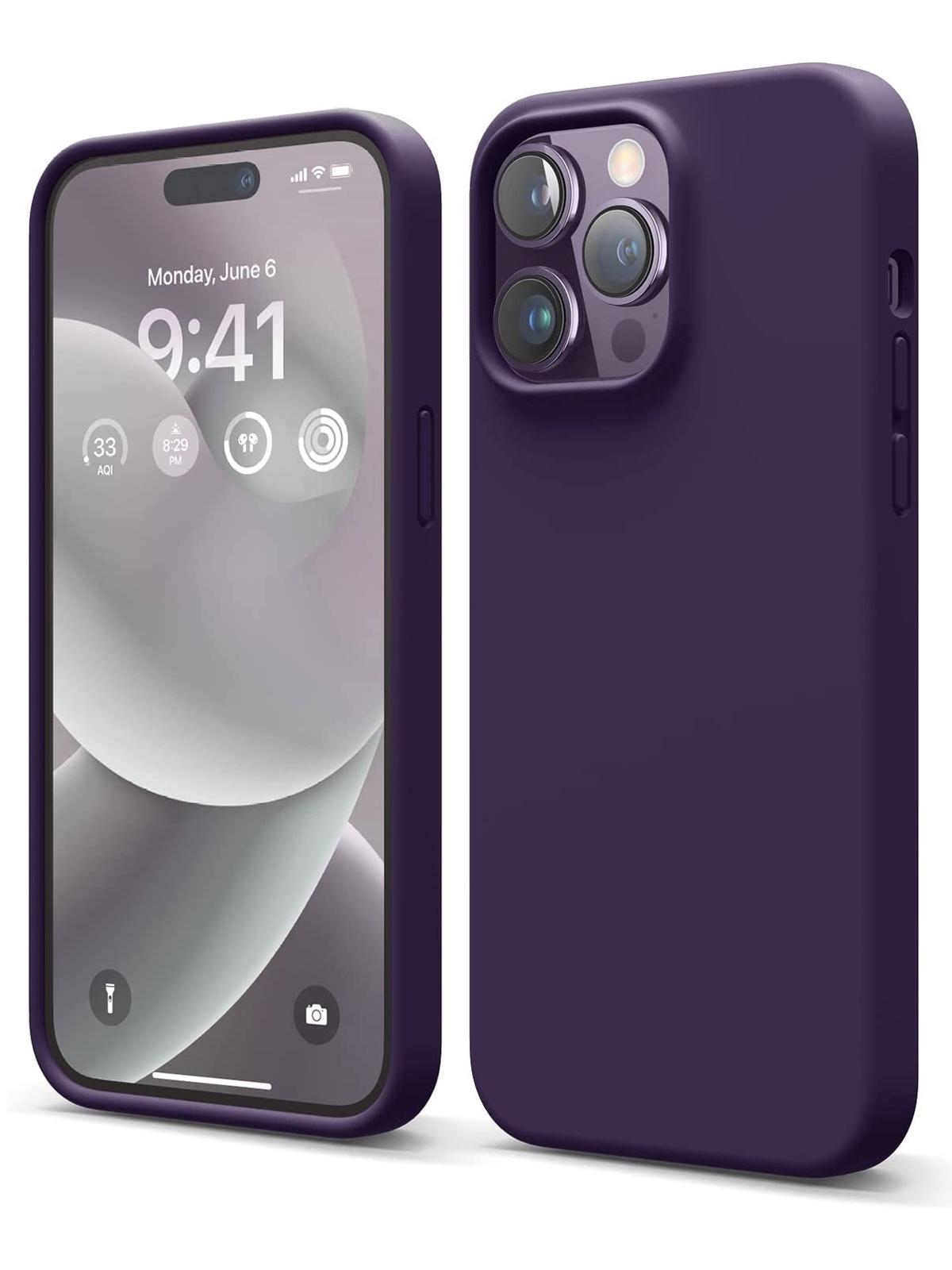 

Чехол Elago для iPhone 14 Pro Soft Dark Purple, Фиолетовый