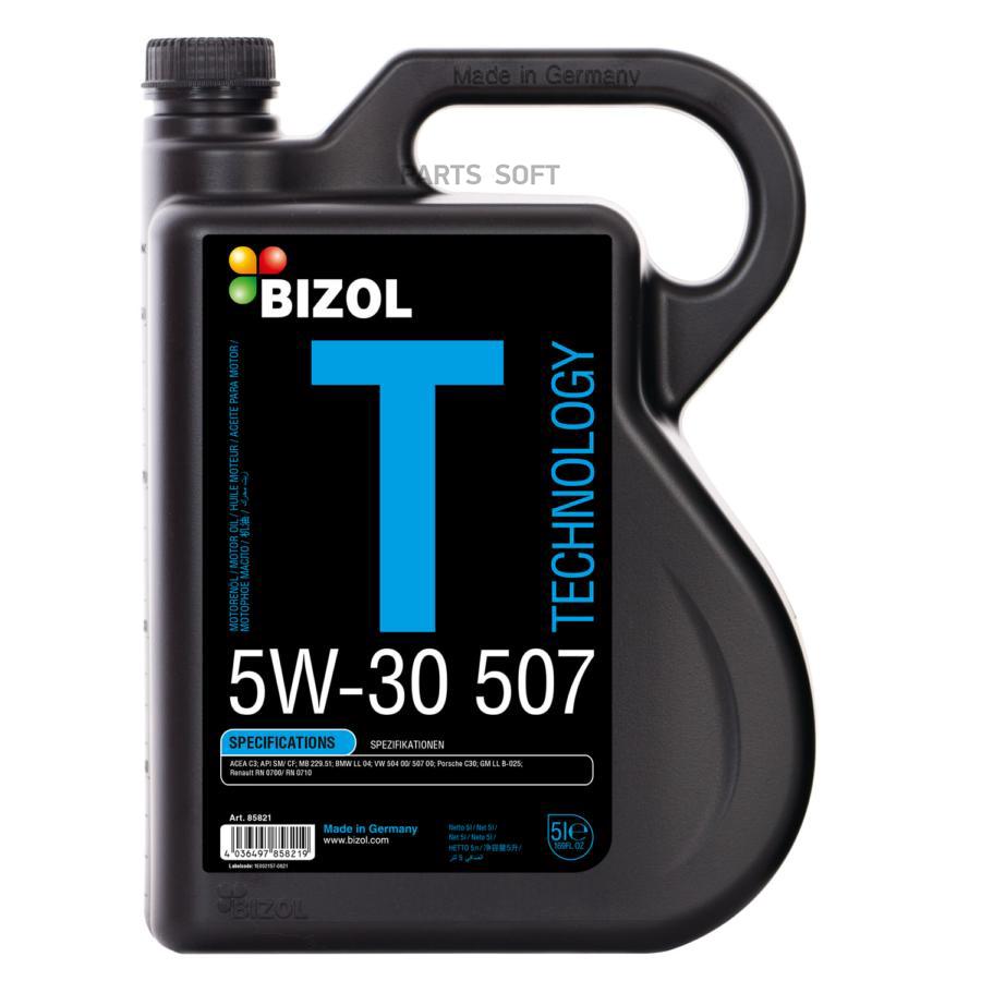 

Моторное масло BIZOL Technology 507 VAG A синтетическое 5W30 5л
