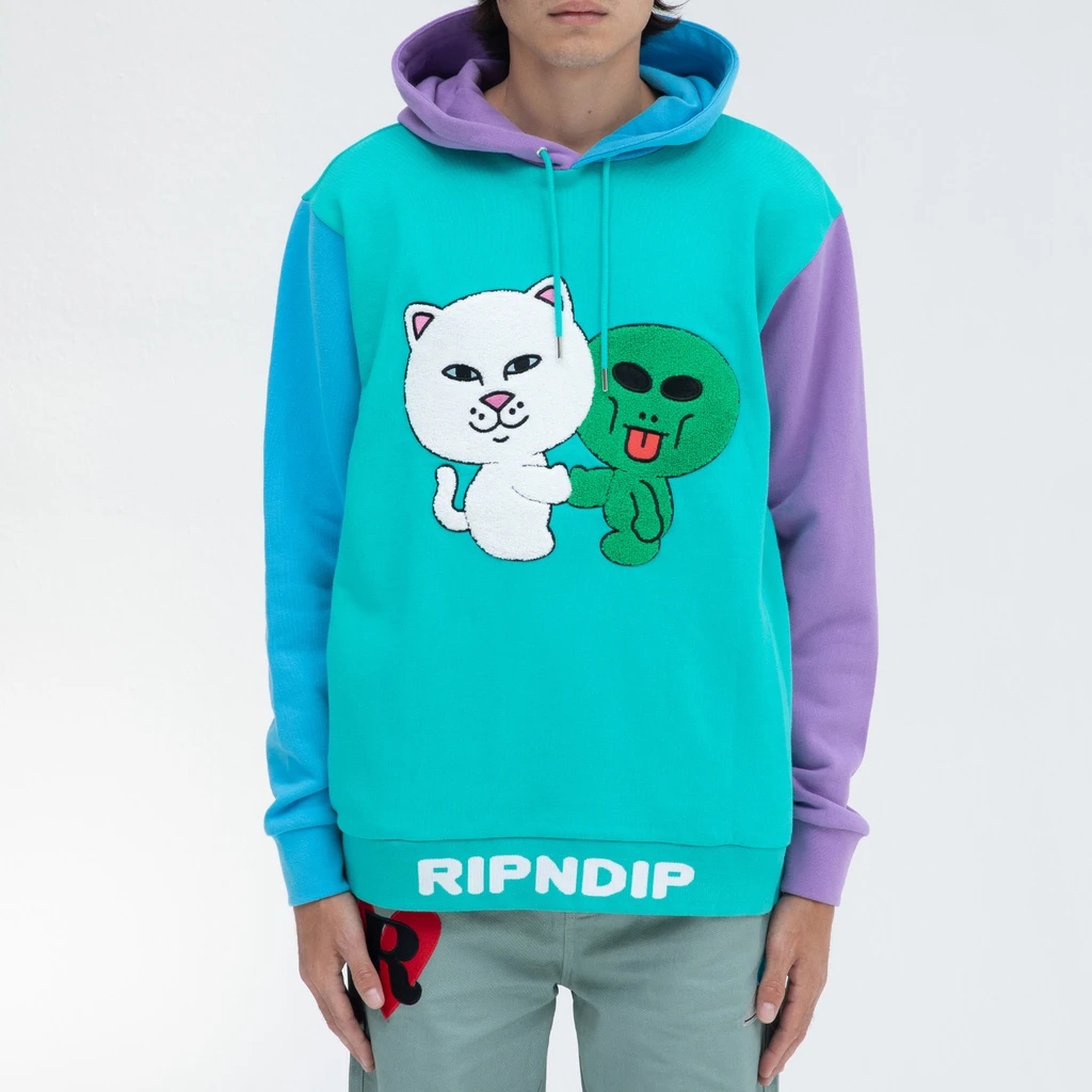 фото Толстовка женская ripndip rnd7015 бирюзовая s