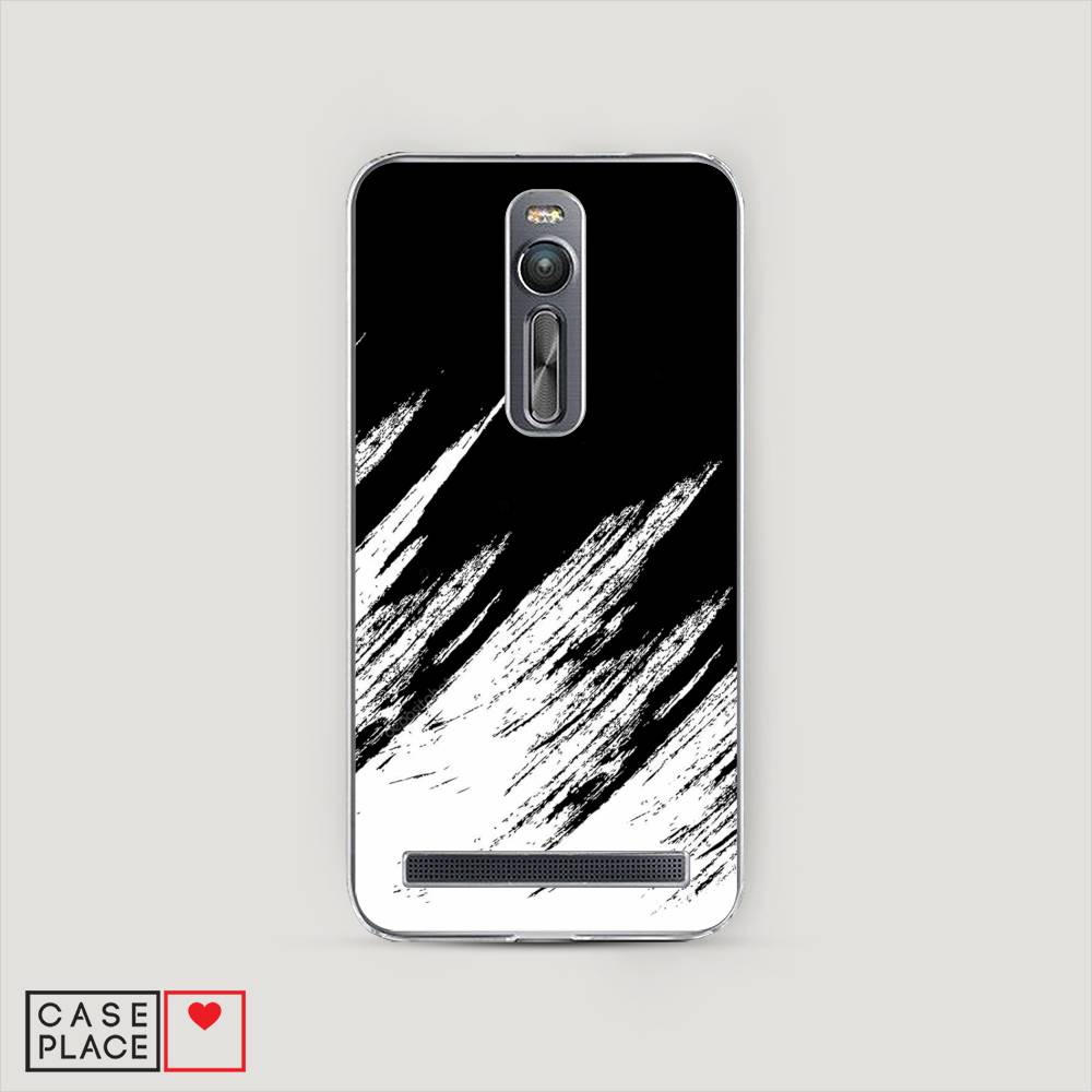 фото Чехол awog "черно белые брызги" для asus zenfone 2 ze550ml/ze551ml