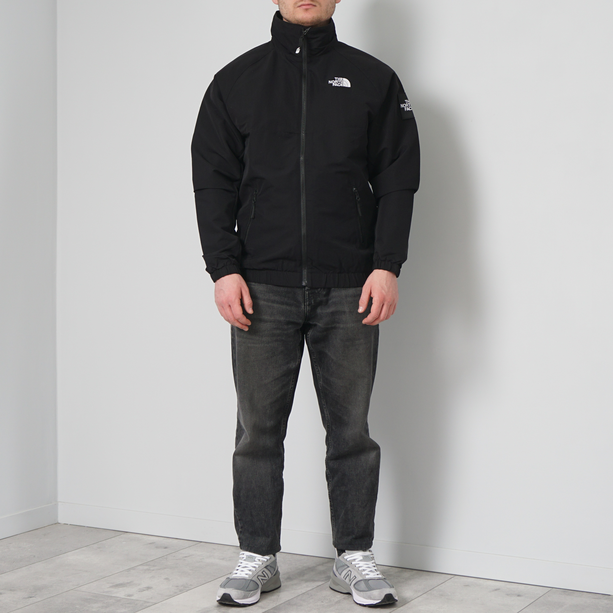 фото Ветровка мужская the north face ta55btjk3 черная l