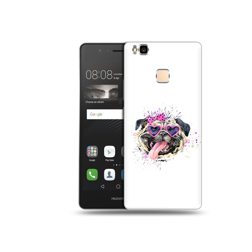 

Чехол MyPads Tocco для Huawei P9 Lite Веселая собака (PT74547.57.43), Прозрачный, Tocco
