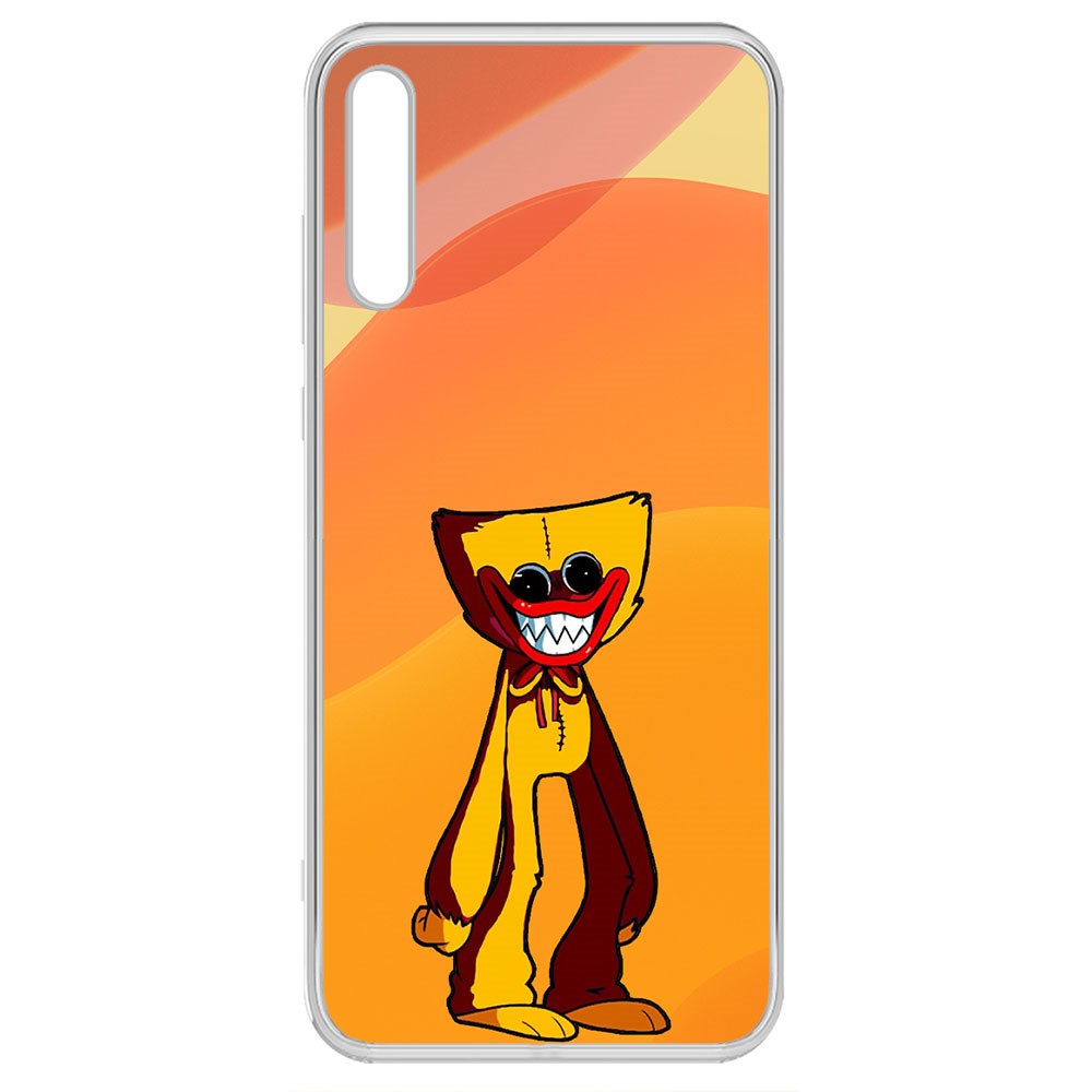фото Чехол-накладка krutoff clear case хаги ваги желтый для honor 30i