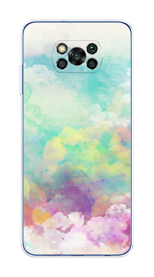 

Чехол на Xiaomi Poco X3/X3 Pro "Воздушное небо", Белый;голубой;розовый;желтый, 39250-1