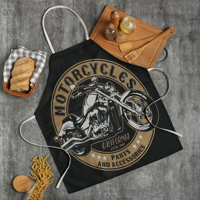 

Фартук Этель "Motorcycles" 58 х68см, 100% п/э, Черный