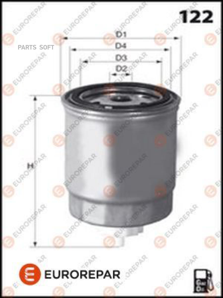 Фильтр топливный EUROREPAR e148098