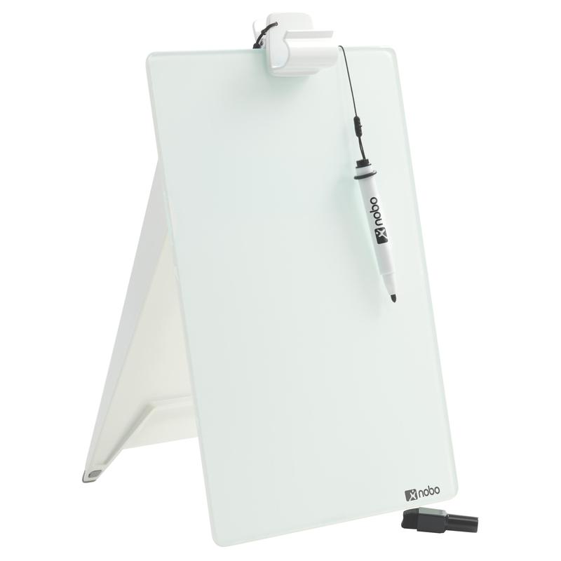 

Флипчарт стеклянный настольный Nobo 708031 Diamond 21x34 см белый, Nobo