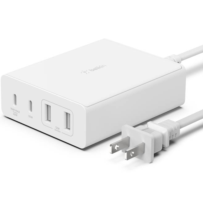 Зарядное устройство Belkin BoostCharge Pro 4-Port GaN Charger 108W, белый