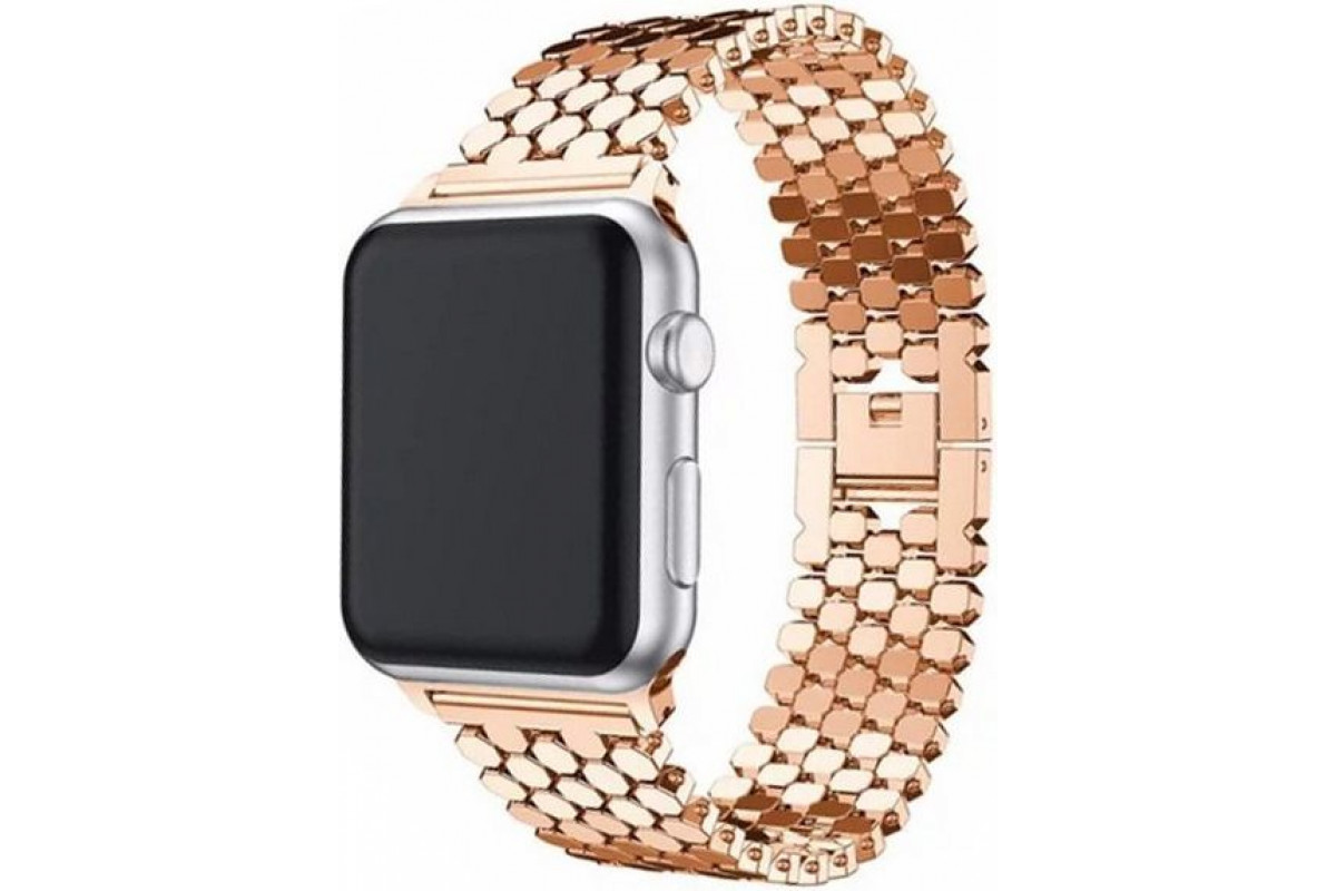 

Ремешок металлический для Apple Watch 44мм, золото, Ремешок металлический для Apple Watch 44мм