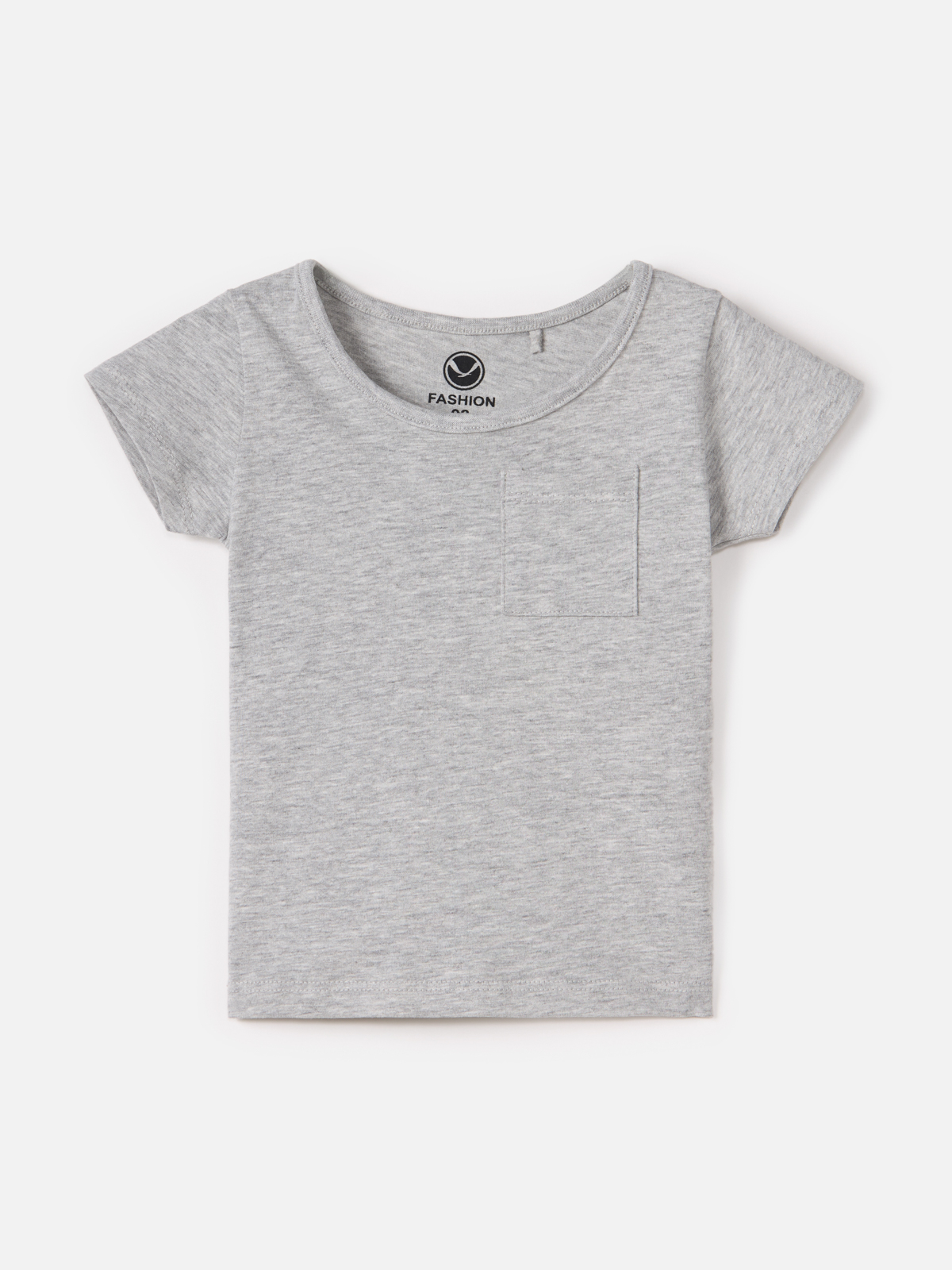 Футболка Harc Fashion для девочек, размер 134, HTC2306-004-light grey melange marmar copenhagen футболка ted grey melange