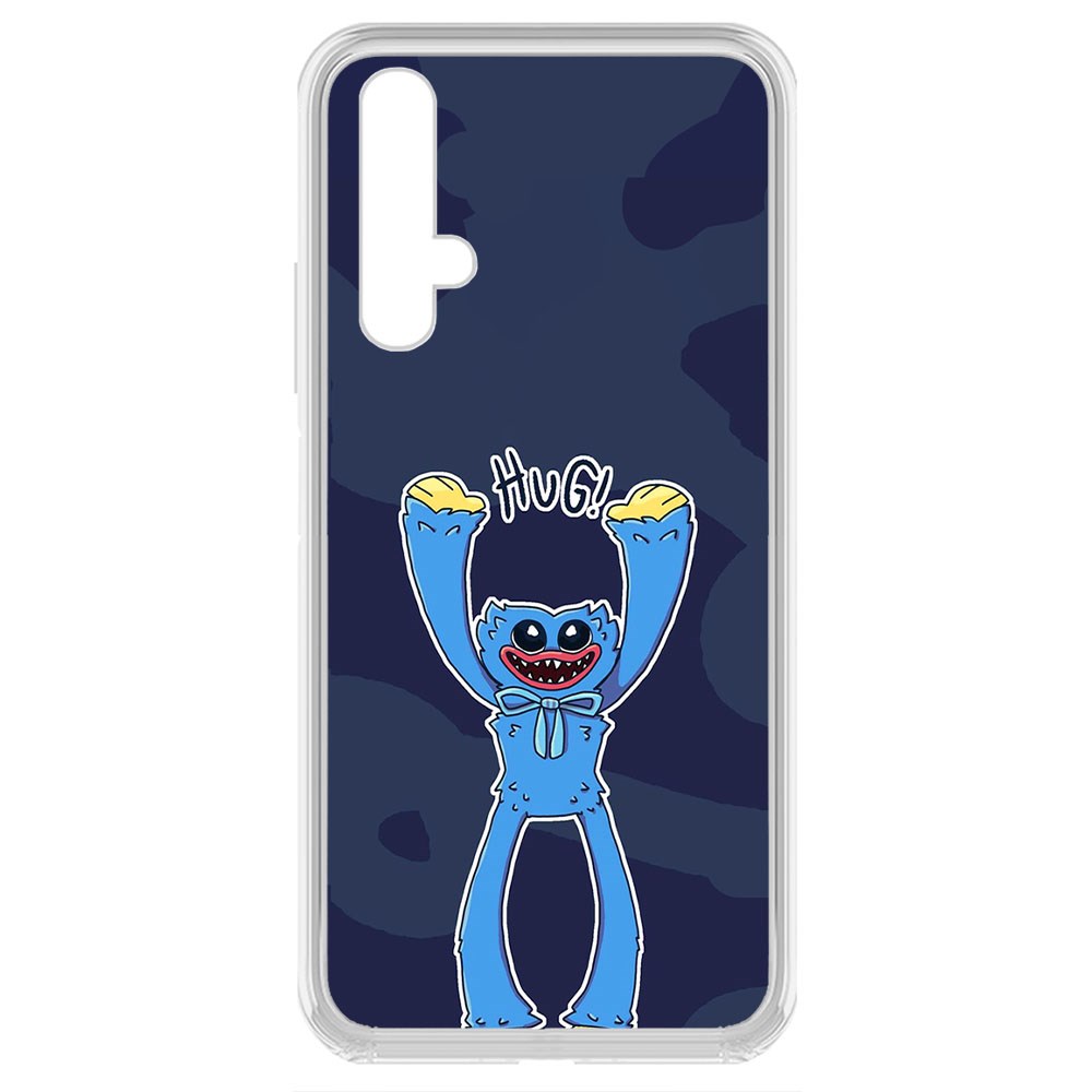 

Чехол-накладка Krutoff Clear Case Хаги Ваги Обнимашки для Honor 20