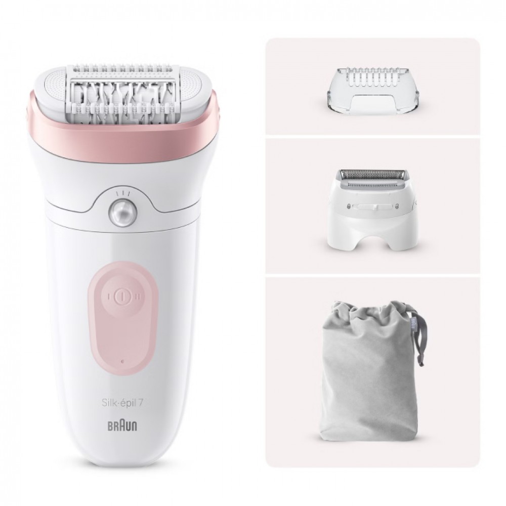 

Эпилятор Braun SE7-030 белый; розовый, SE7-030