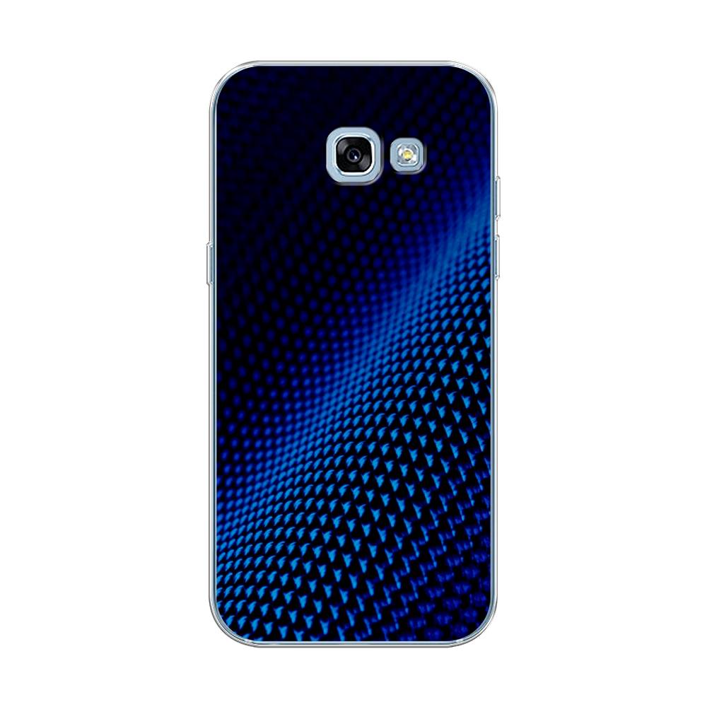 фото Чехол awog "синий карбон" для samsung galaxy a5 2017
