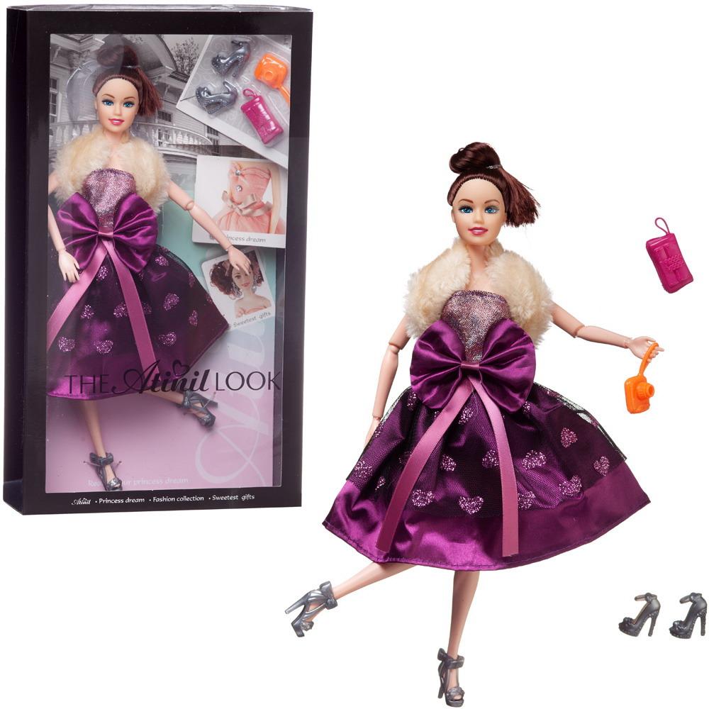Купить Кукла Junfa Atinil Модный показ 28см WJ-21561/сиреневое, Junfa toys,