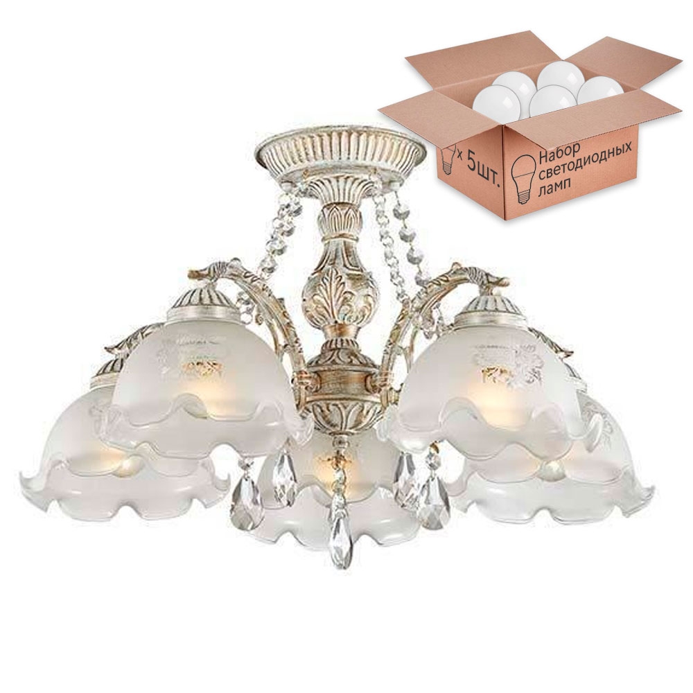 

Люстра Lumion с лампочками Casetta 3126/5C+Lamps, 3126/5C+Lamps