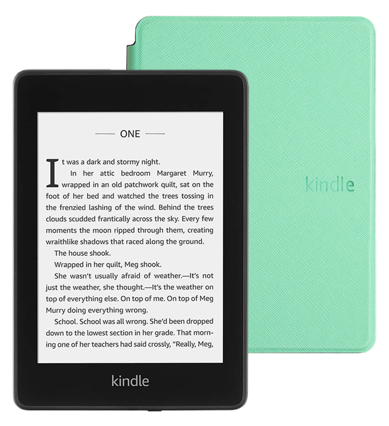 фото Amazon kindle paperwhite 2018 8gb special offer + обложка light green