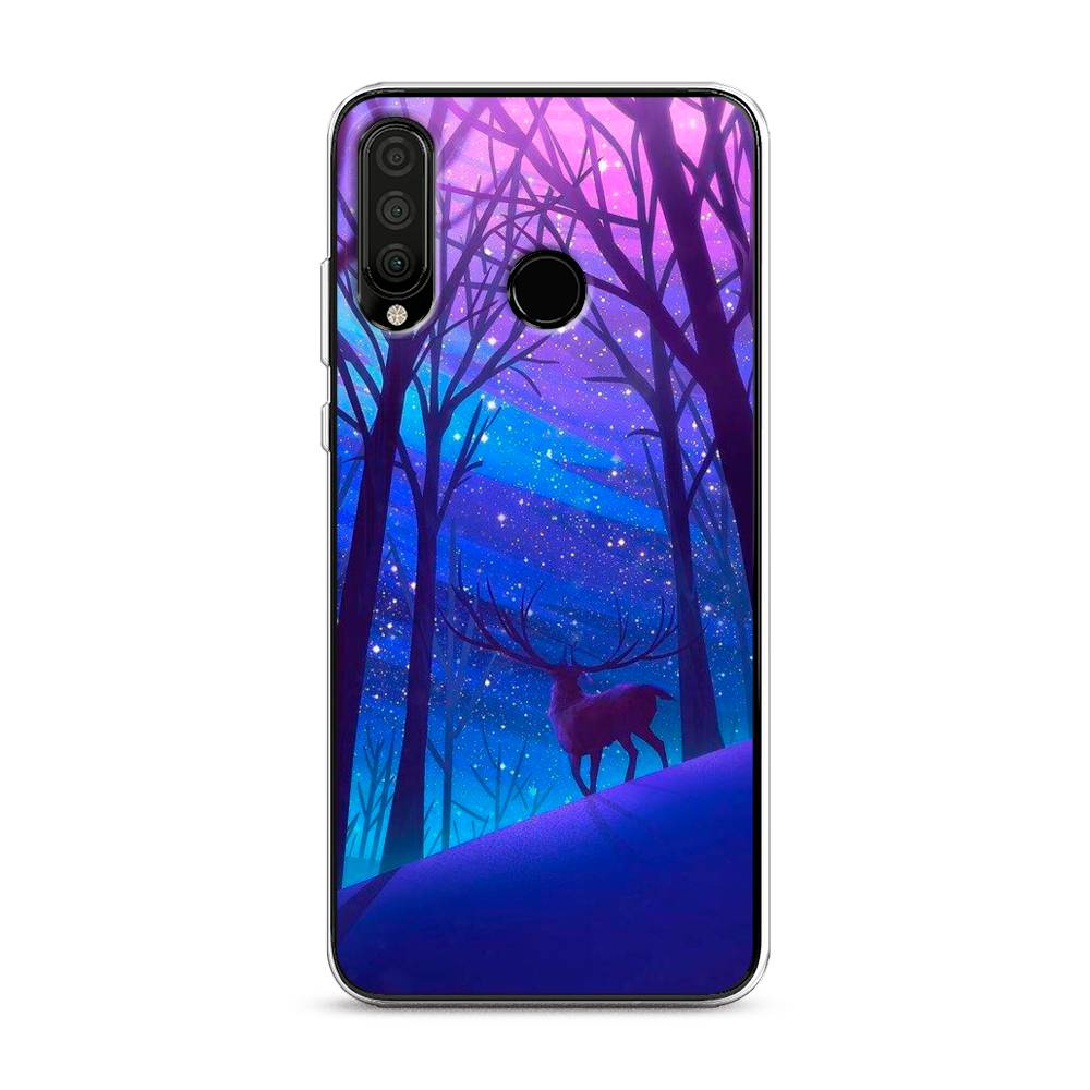 

Чехол Awog на Honor 20 Lite 2020 "Северный олень", Фиолетовый;голубой;синий, 611250-2