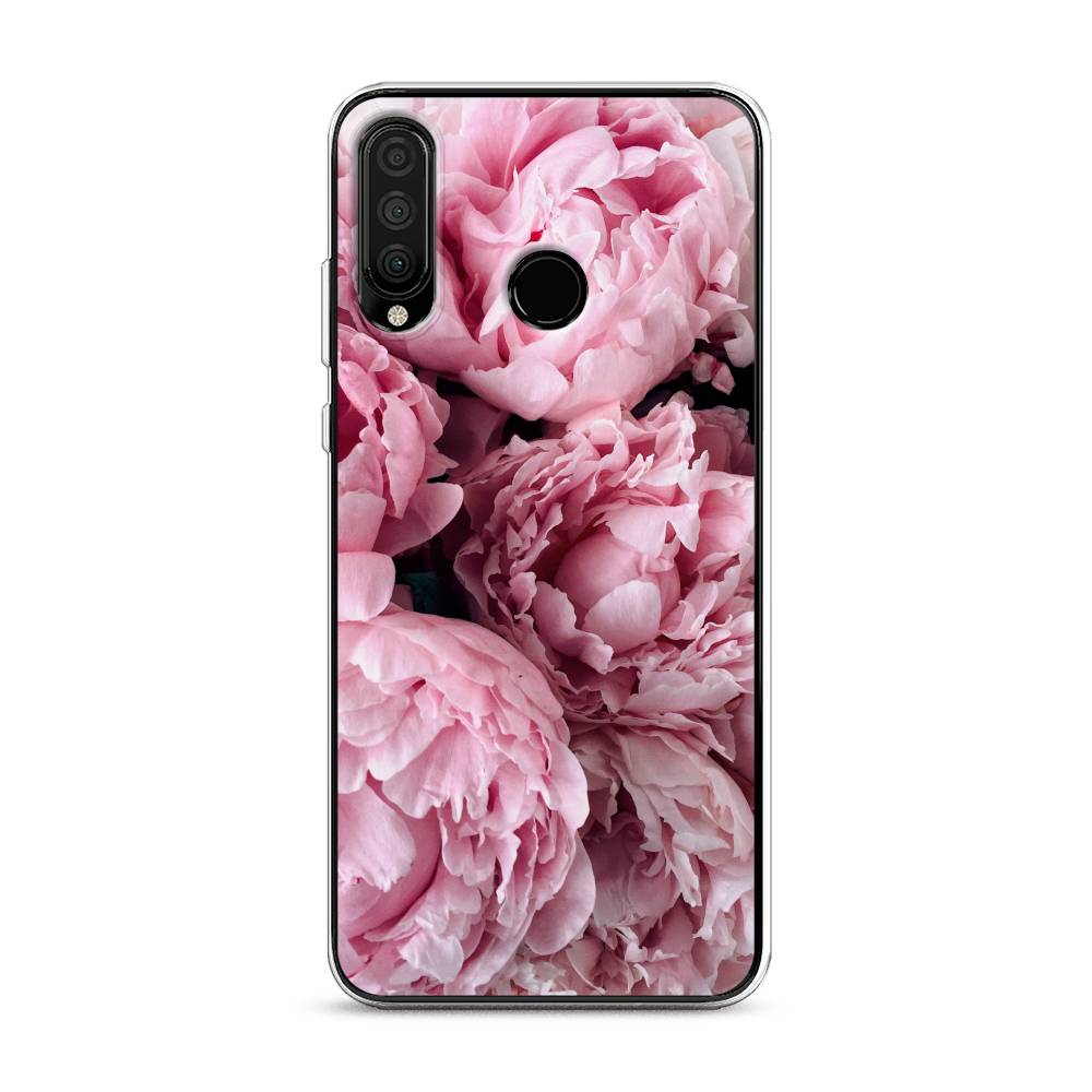

Чехол Awog на Honor 20 Lite 2020 "Нежные пионы", Розовый;черный;белый, 611250-8