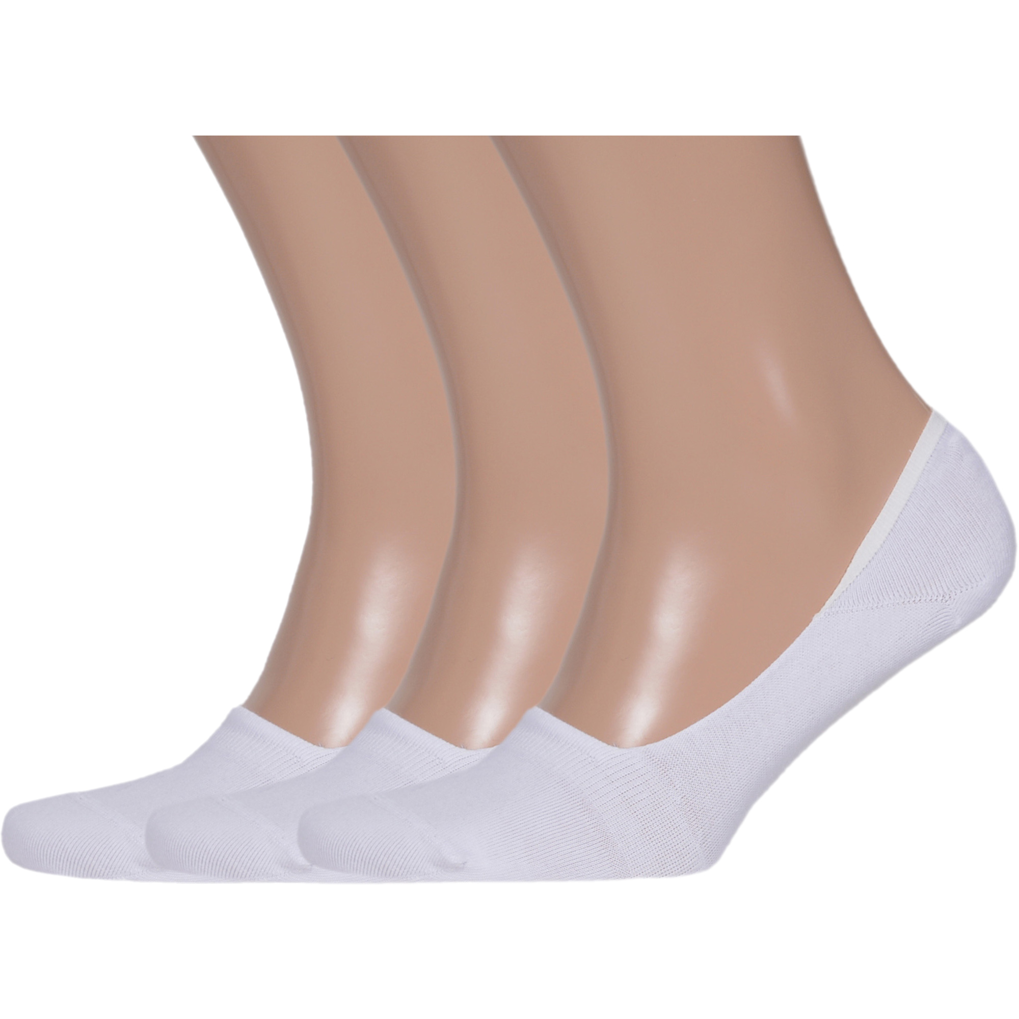 

Комплект следков мужских Rusocks 3-М-1220 белых 31, Белый, 3-М-1220