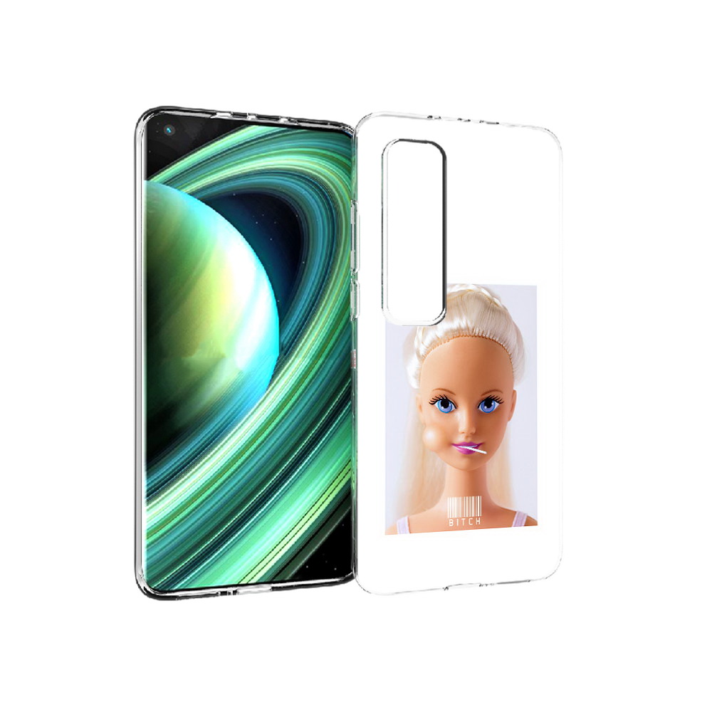 

Чехол MyPads Tocco для Xiaomi Mi 10 Ultra барби (PT156404.264.226), Прозрачный, Tocco