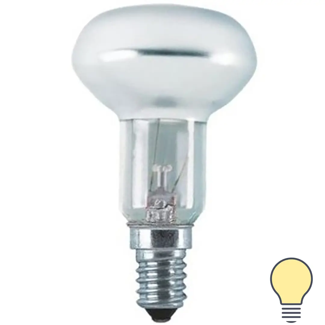 

Лампа накаливания Osram спот R50 40 Вт свет тёплый белый
