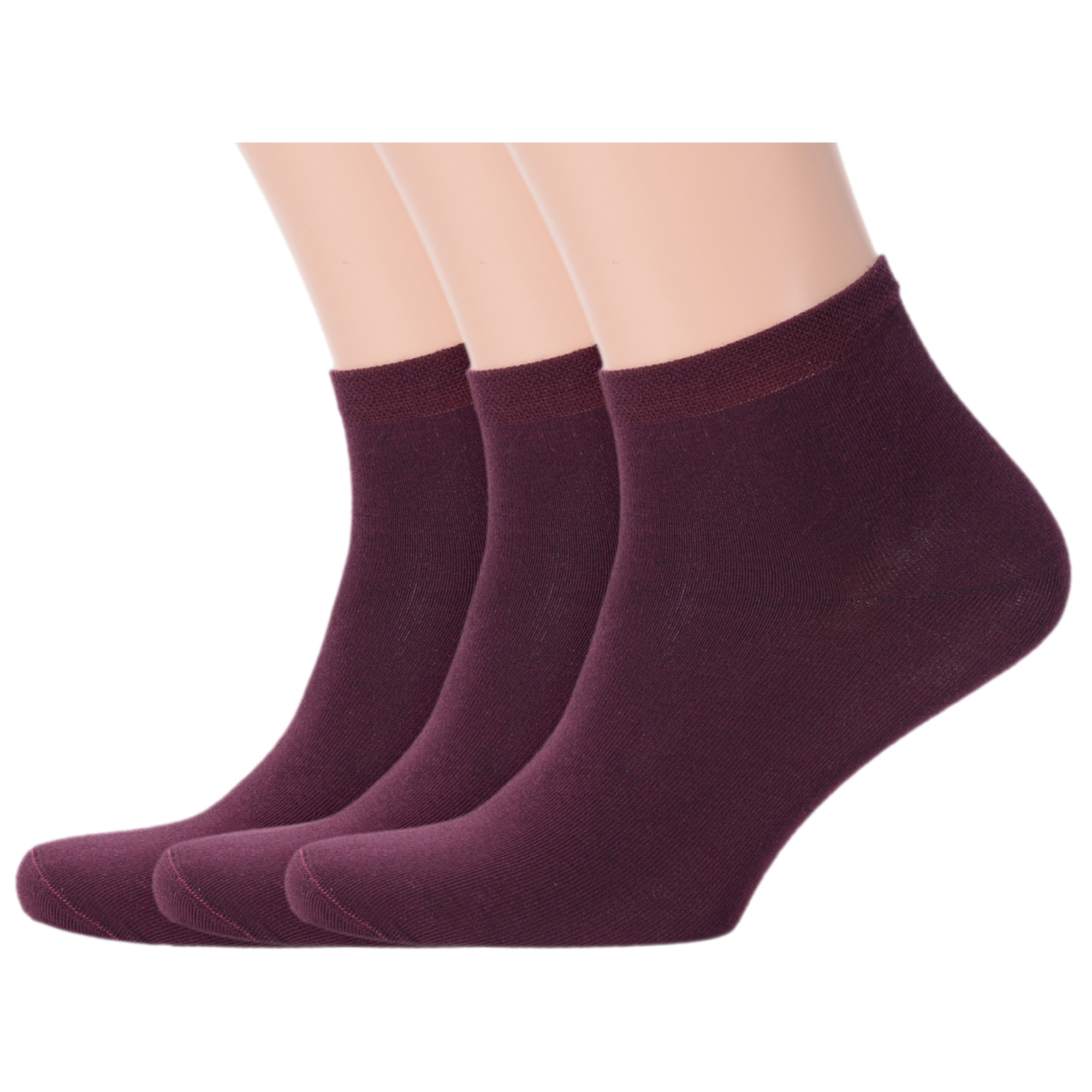 

Комплект носков мужских Rusocks бордовых, Бордовый, 3-М-1222