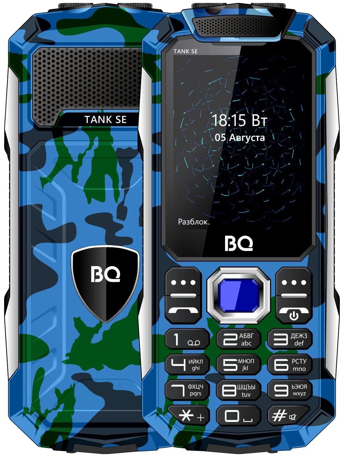 

BQ Мобильный телефон BQ 2432 Tank SE камуфляж 2.4" 32 Мб, 2432 Tank SE