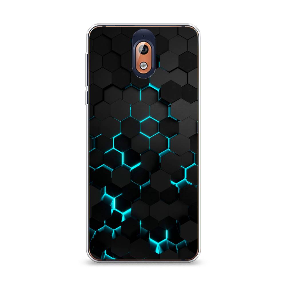 

Чехол Awog "Соты бирюзовые" для Nokia 3.1, 121650-3