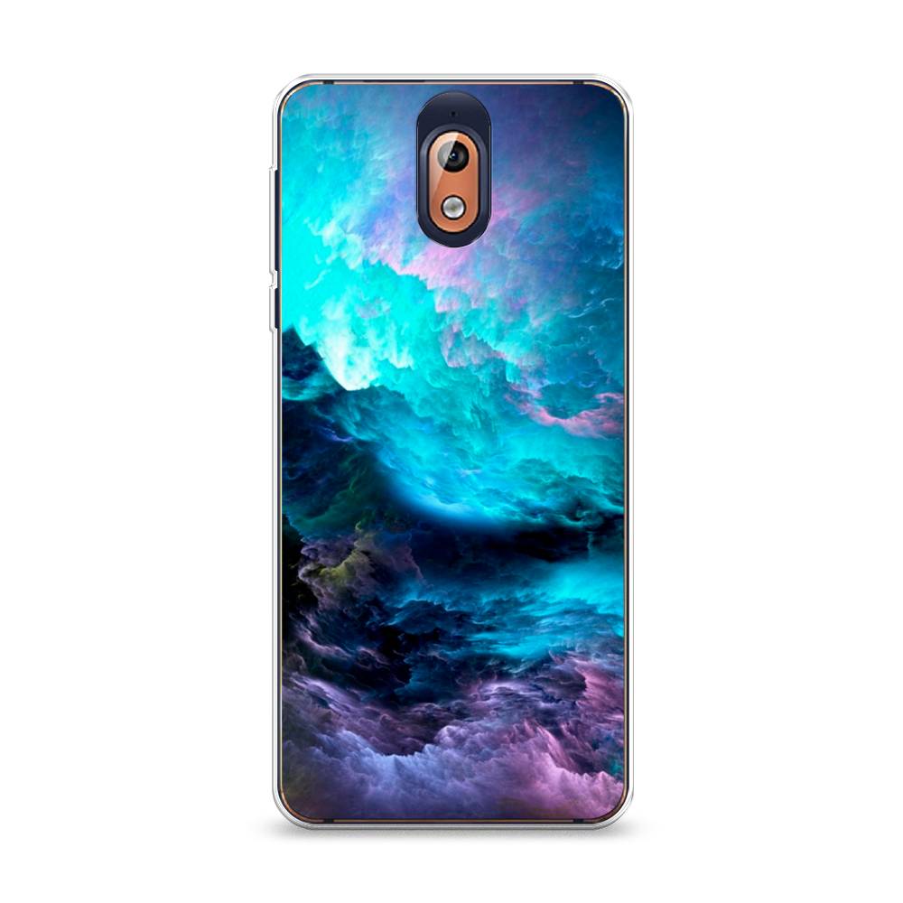 

Чехол Awog на Nokia 3.1 / Нокиа 3.1 "Бирюзовое небо", Фиолетовый;черный, 121650-4