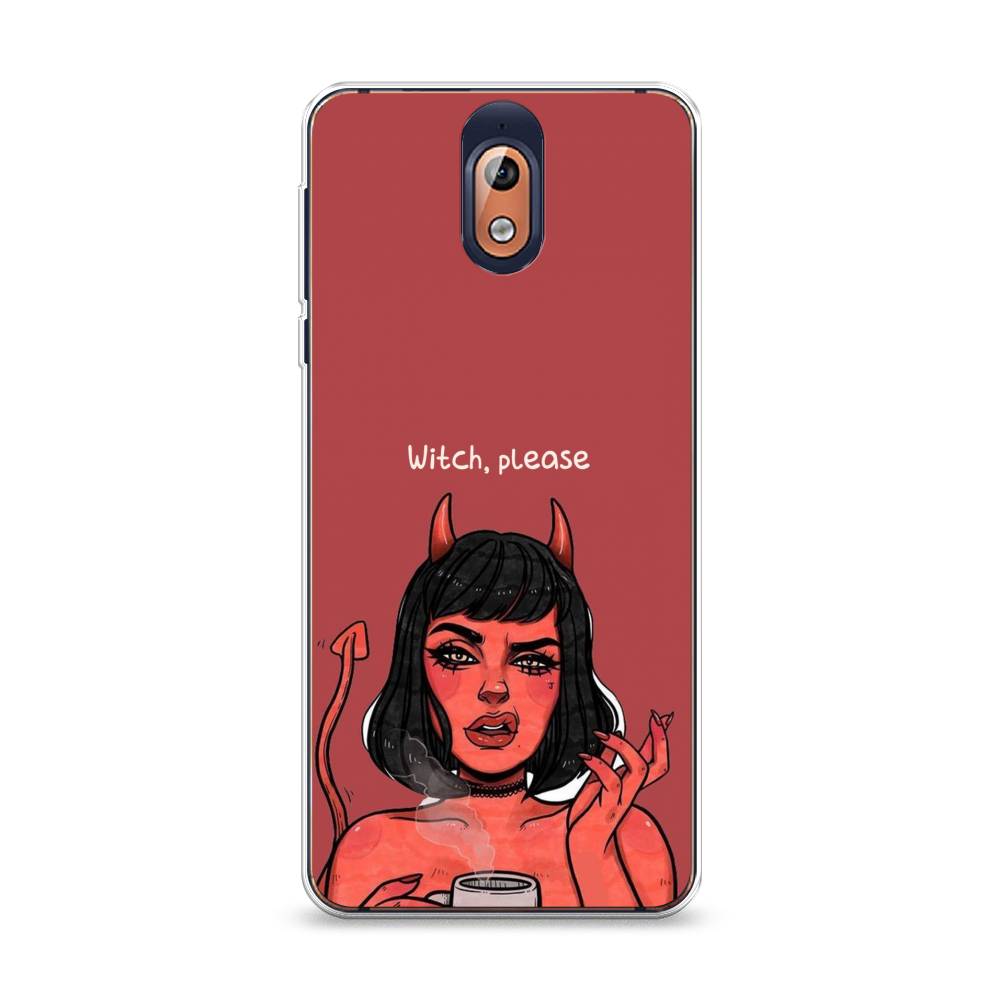 

Чехол Awog на Nokia 3.1 / Нокиа 3.1 "Evil Girl", Красный;черный, 121650-6