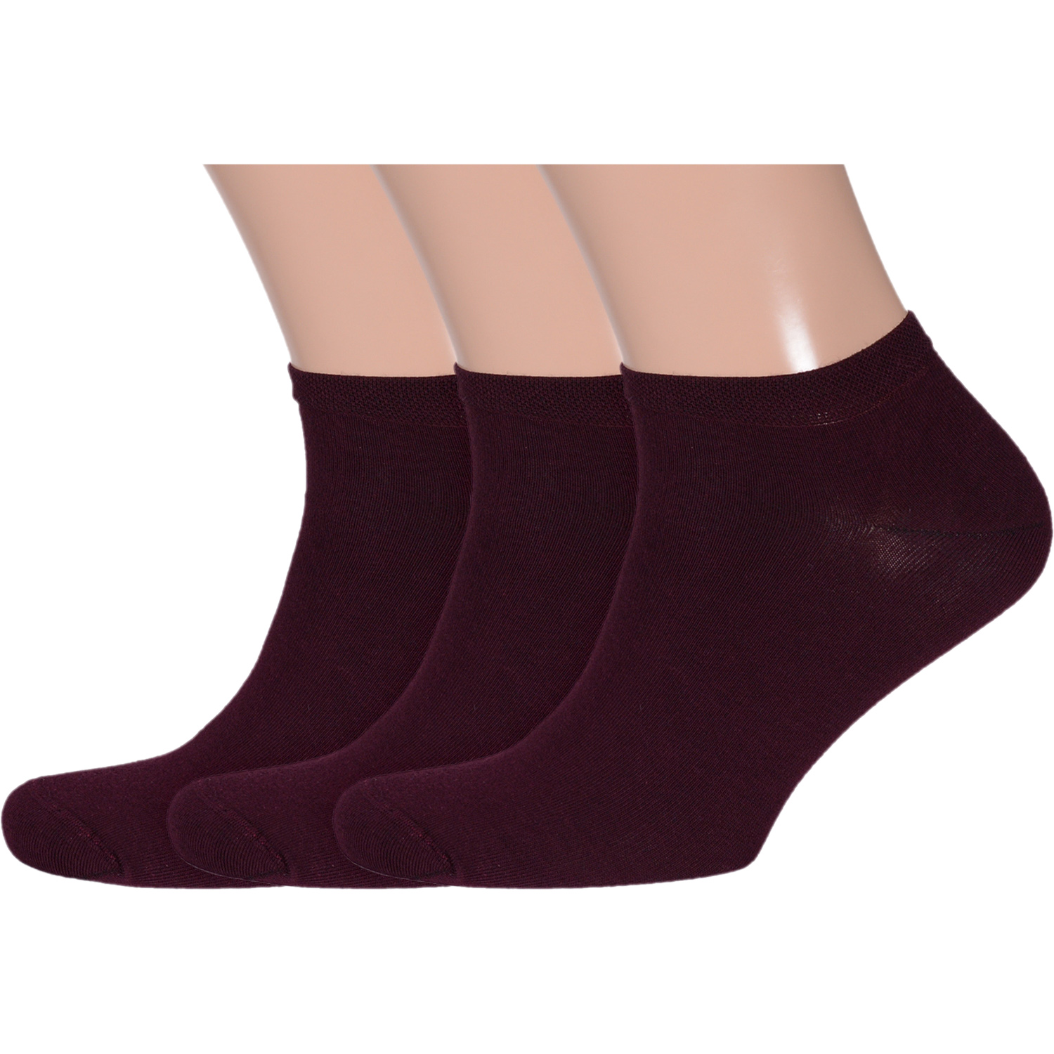 

Комплект носков мужских Rusocks бордовых, Бордовый, 3-М-1223