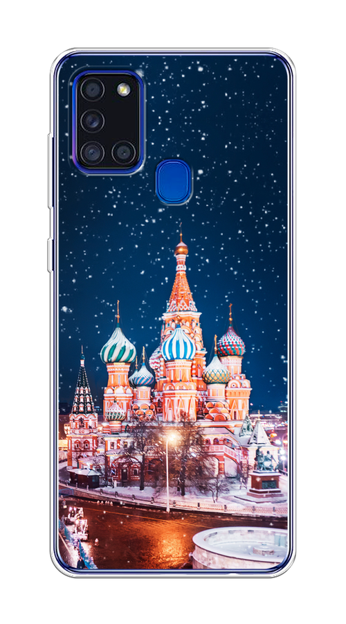 

Чехол на Samsung Galaxy A21s "Москва 1", Коричневый;синий;белый, 2100250-1