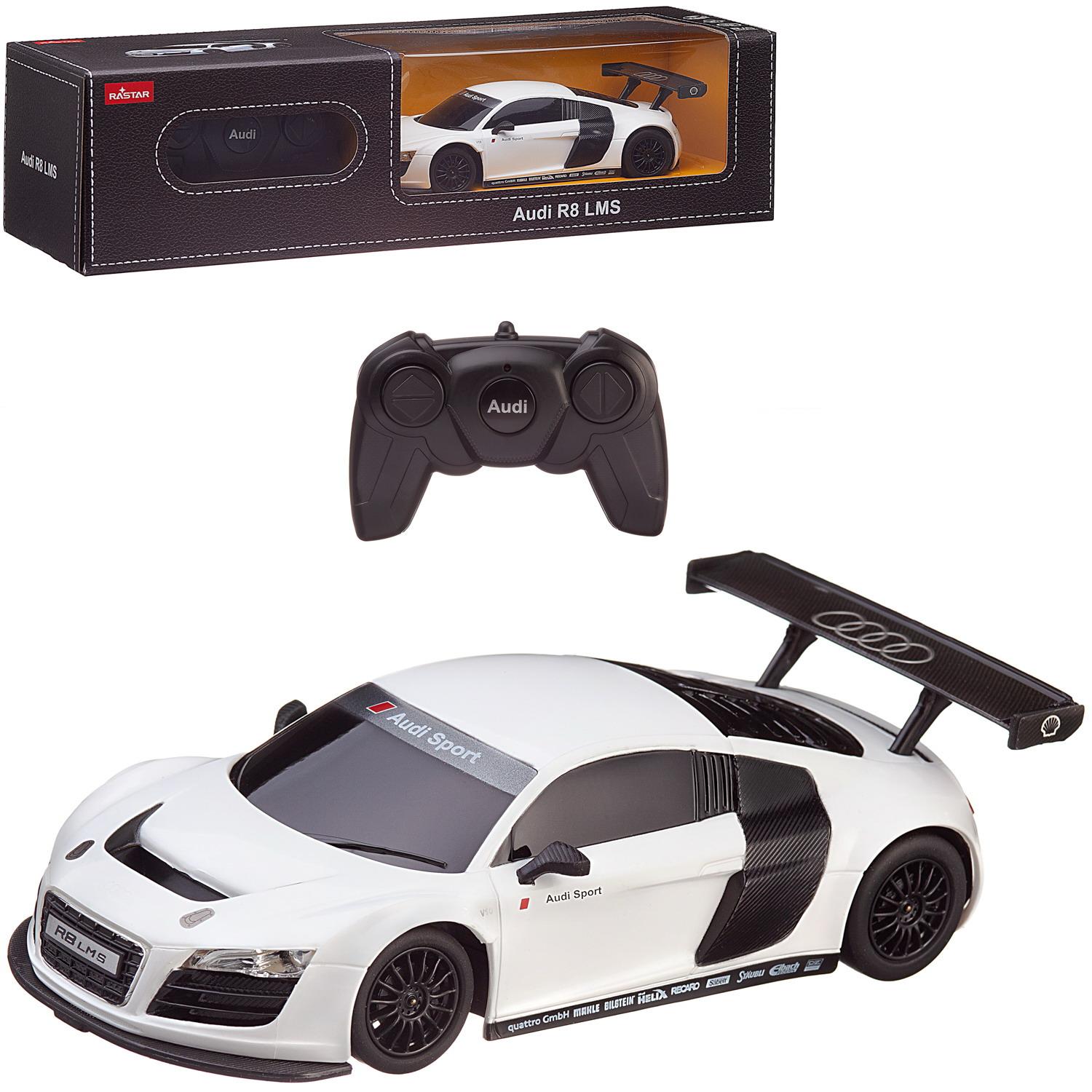 фото Машина р/у rastar 1:24 audi r8 белый 46800w